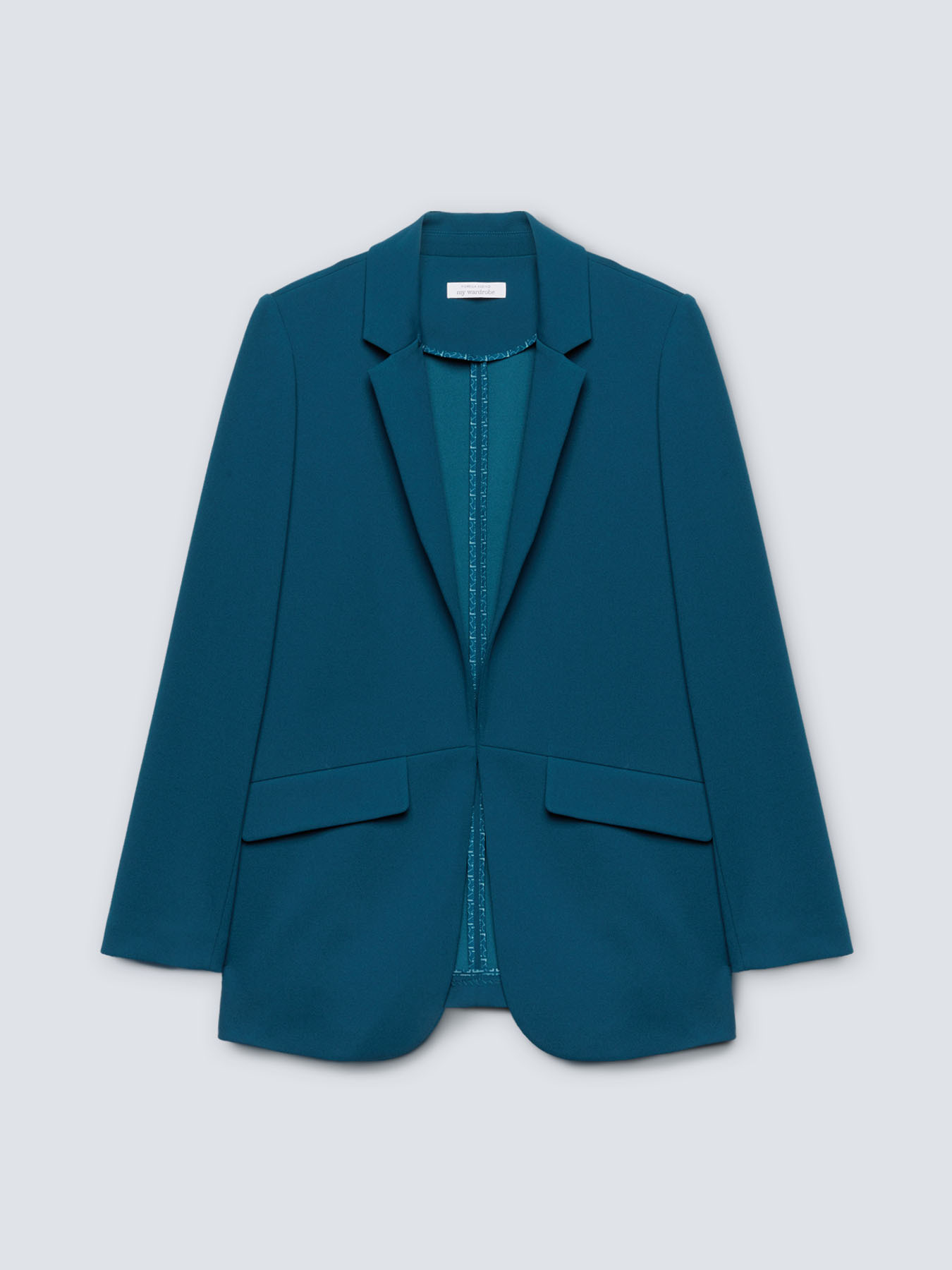 Blazer in tessuto cr&ecirc;pe image number 6