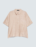 Boxy shirt in viscose blend image number 4