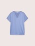 T-shirt bimaterica in raso viscosa image number 4