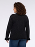 Lurex-Pullover mit Carmenausschnitt image number 1
