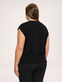 Fine knit V-neck vest image number 1
