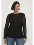 Long-sleeved tulle top image number 0