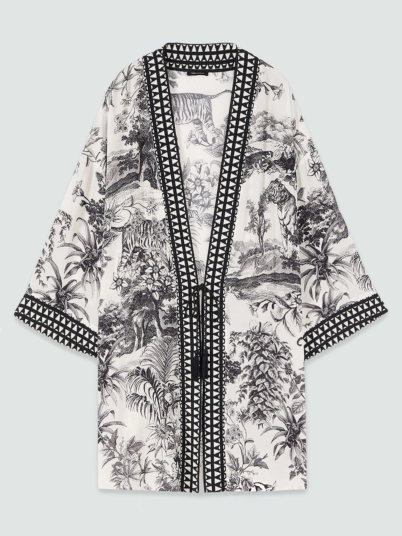 Open viscose kaftan image number 5