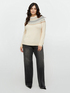 Jacquard sweater with fair isle pattern image number 3