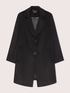 Single-breasted wool-blend coat image number 5