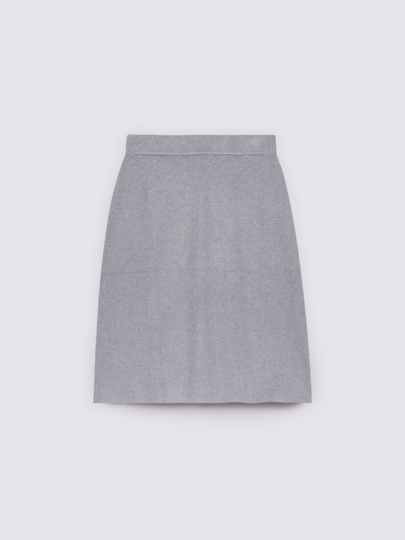 Fine knit tube skirt
