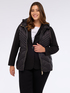 Sleeveless down jacket with hood and Sorona® Aura padding image number 2