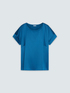 Camiseta bimaterial en raso y jersey image number 4