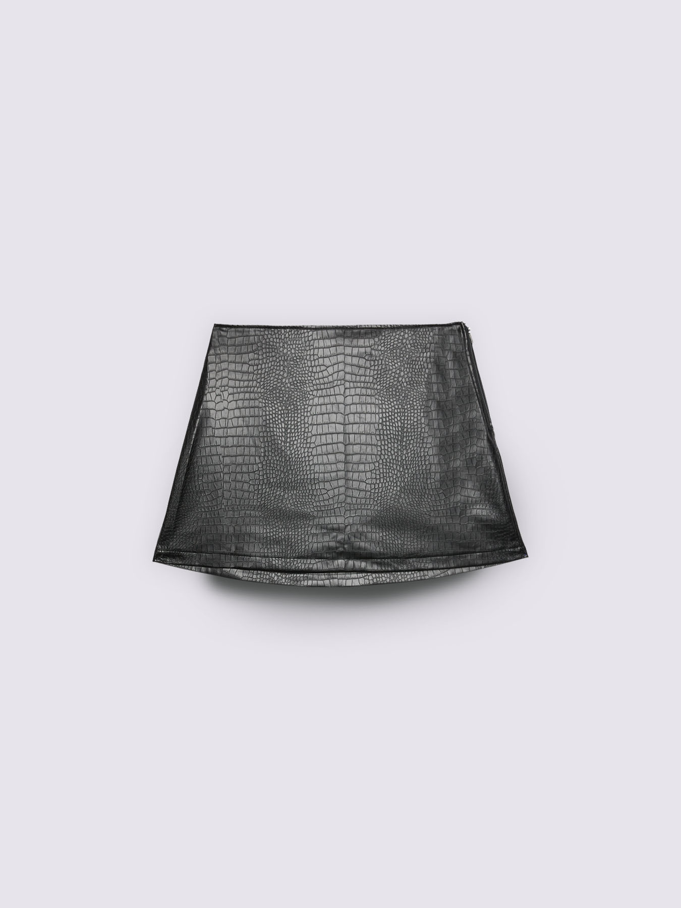 Crocodile effect miniskirt image number 4