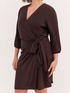 Vestido cruzado JOY en viscosa image number 2