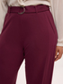 Wide Leg Trousers with Ring Belt image number 3