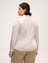 Chemise en soie stretch avec col classique image number 1