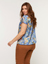 Printed crepon blouse image number 1