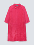 Linen and cotton chemisier dress image number 4