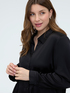 Stretch satin shirt image number 3