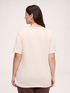 T-shirt en coton avec inscription motivante image number 1