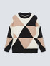 Maglia con intarsi geometrici image number 4
