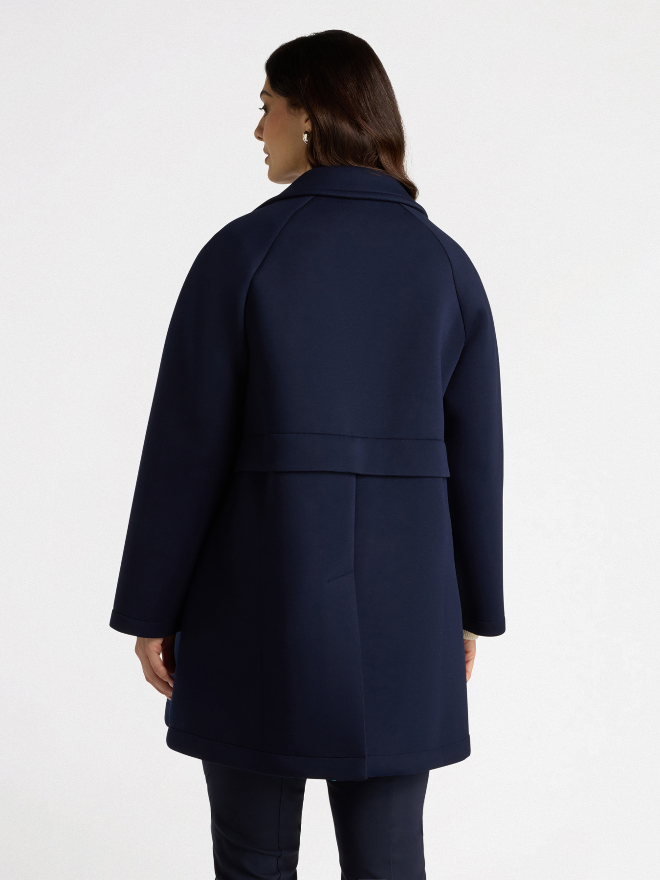 Scuba fabric coat image number 2