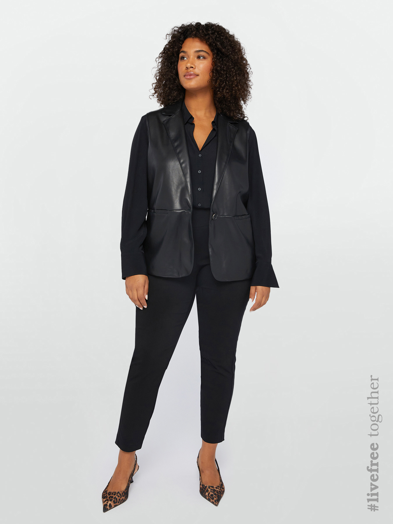 Super stretch LENZING&trade; ECOVERO&trade; viscose jeggings image number 1