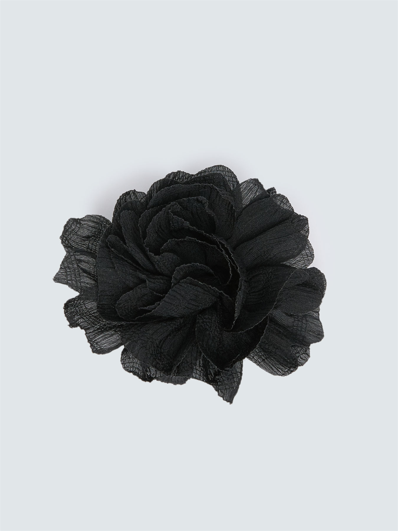 Collana con spilla fiore in tulle image number 3