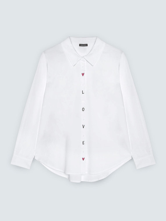 Chemise avec broderie LOVE
