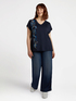 T-shirt with bandanna style embroidery image number 3