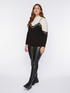Sweater with overlay effect image number 3