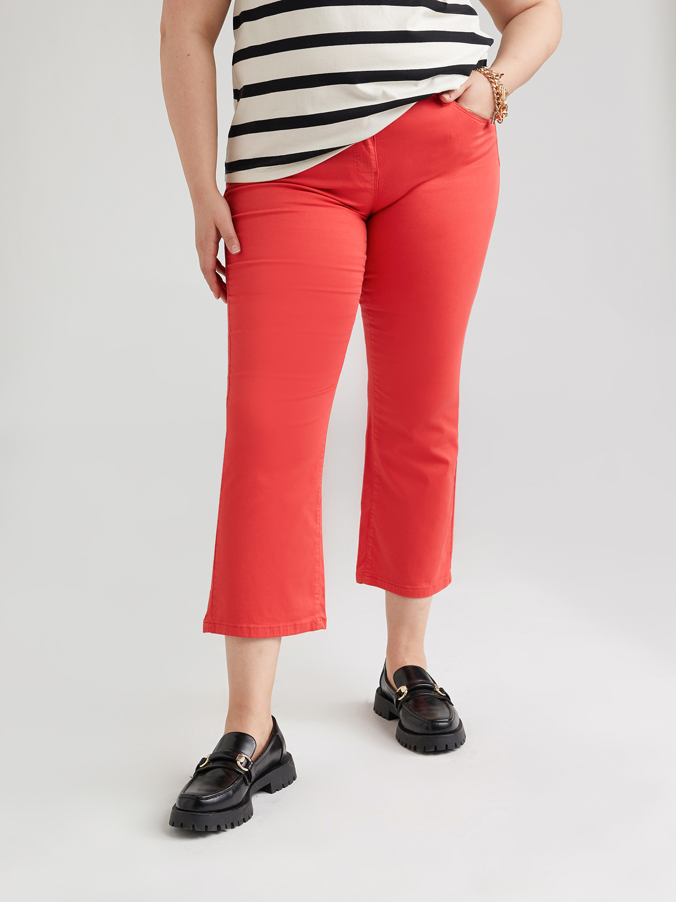 &ldquo;Agata&rdquo; kick flare trousers image number 2