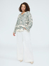 Bluse aus Satin mit Paisley-Muster image number 2