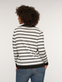 Striped polo shirt sweater image number 1