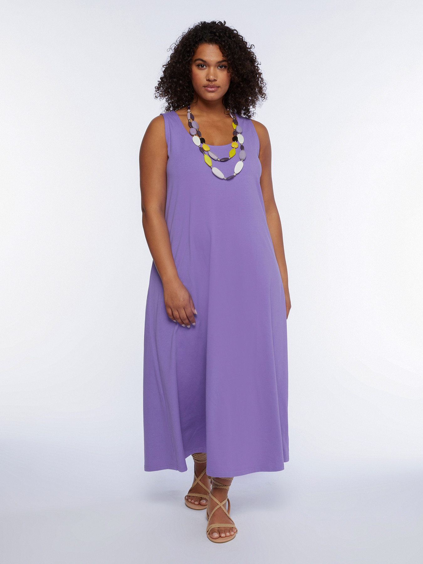 Vestito lungo in jersey image number 0