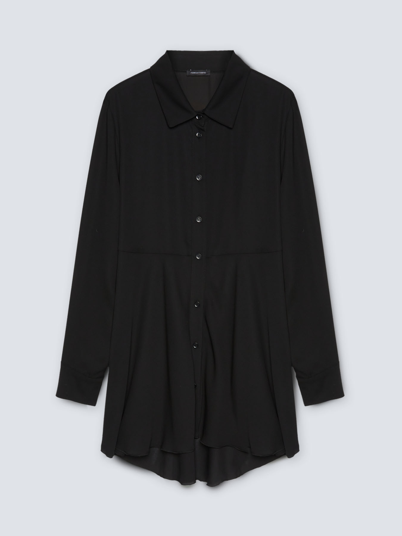 Long flared shirt image number 3