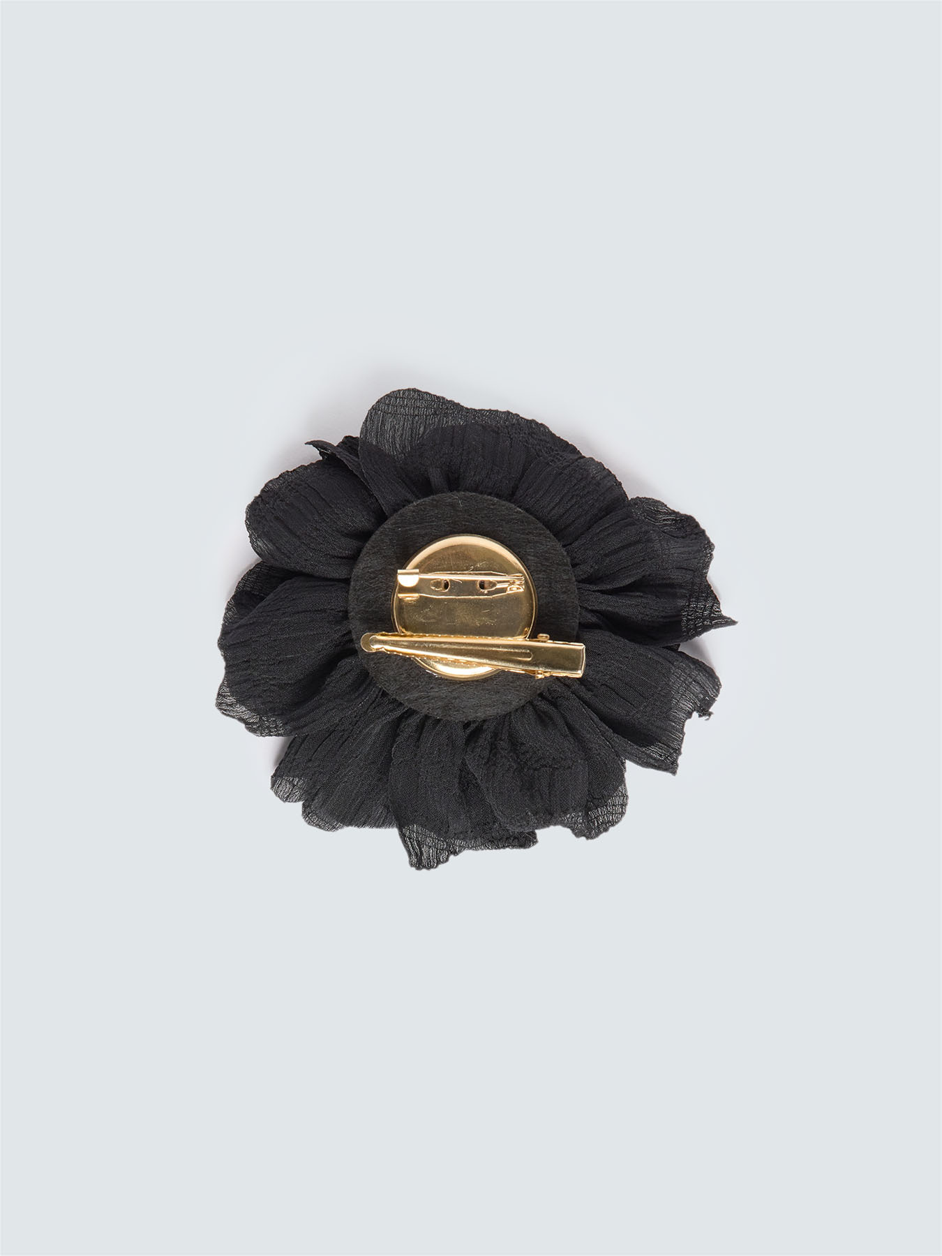 Collana con spilla fiore in tulle image number 4