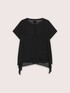 Asymmetric georgette blouse image number 4