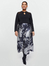 Satin printed midiskirt image number 0