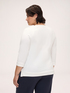 Cotton t-shirt with rhinestones and studs image number 1