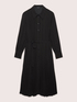 Vestito lungo chemisier pliss&eacute; in georgette image number 4