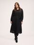 Robe longue chemisier pliss&eacute;e en georgette image number 2