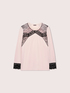 T-shirt with lace inserts image number 4