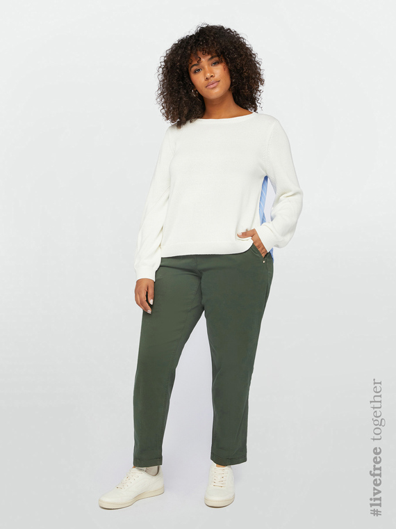 Fiorella Rubino - Pantaloni modello balloon Donna, Verde Taglia: 45 (54 IT)