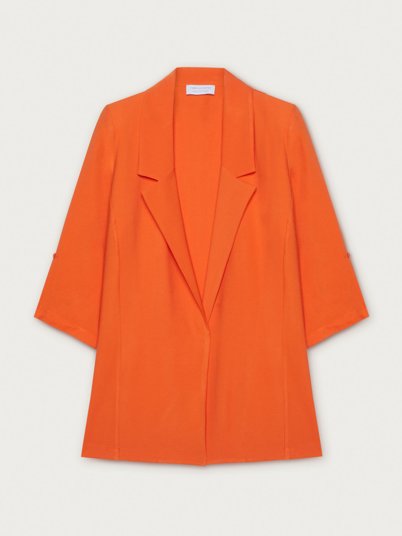 Open-front viscose blazer image number 3
