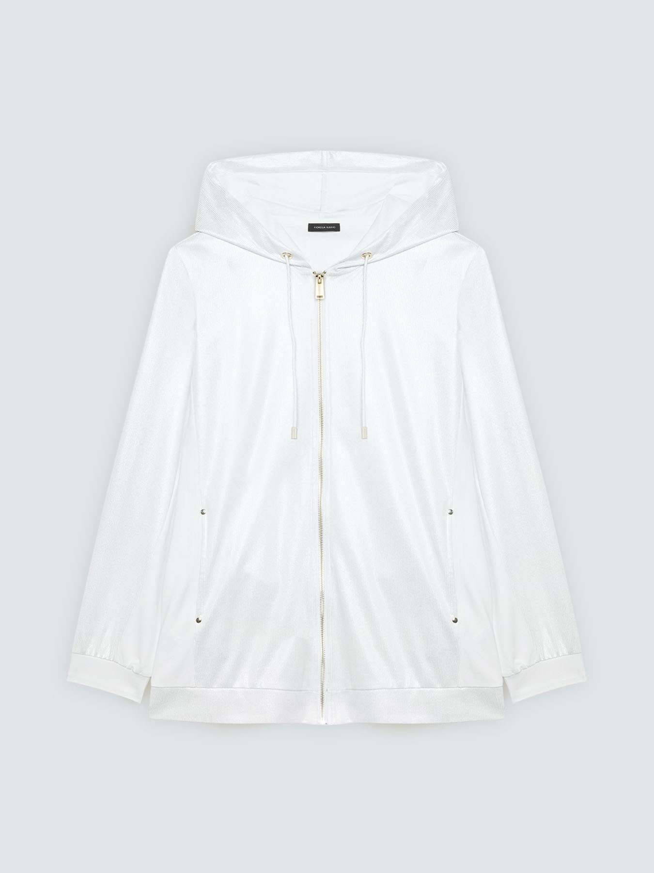 Ribbed hoodie image number 4