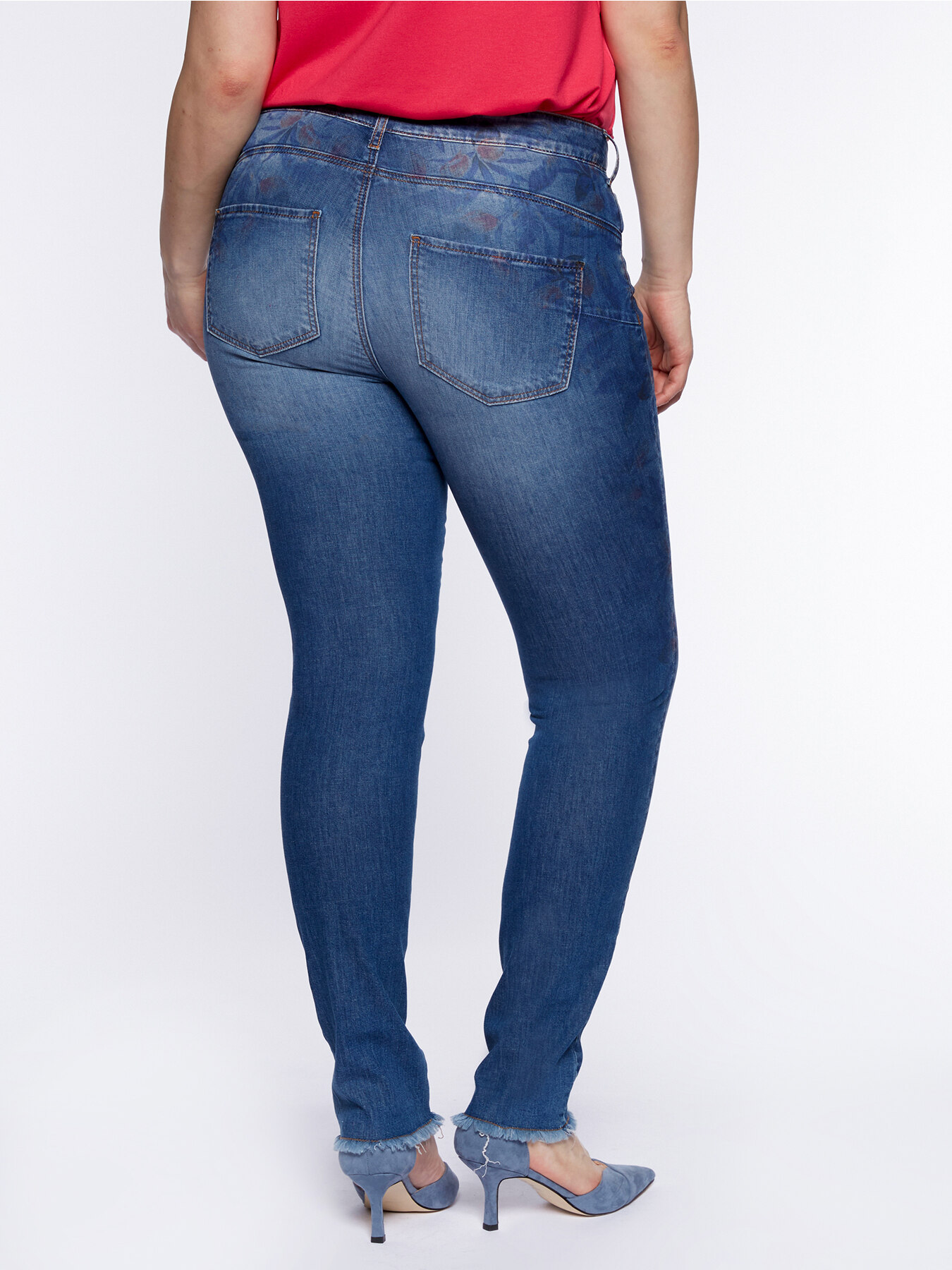 Jeans skinny stampati image number 1