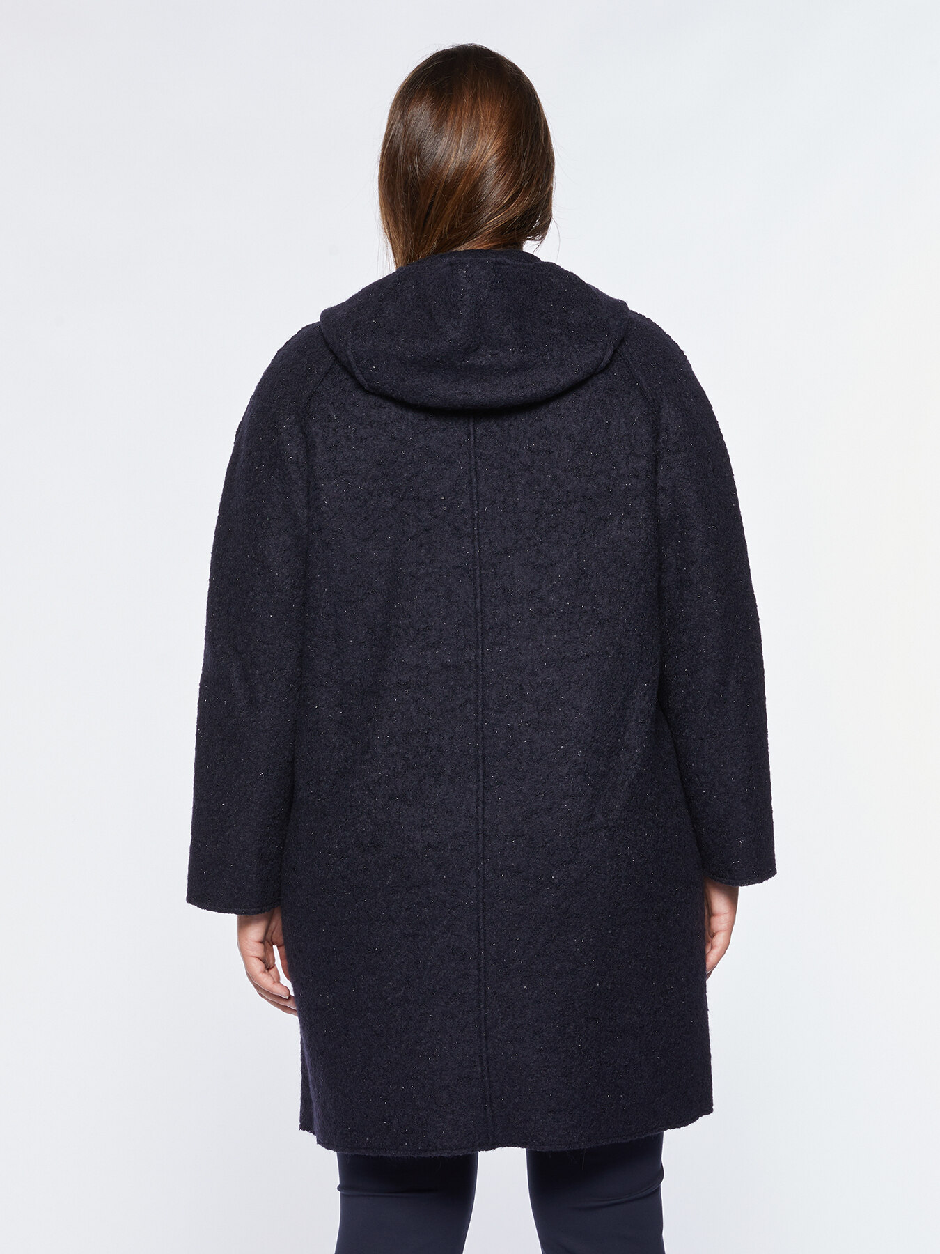 Cappotto in tessuto boucl&eacute; lurex image number 1