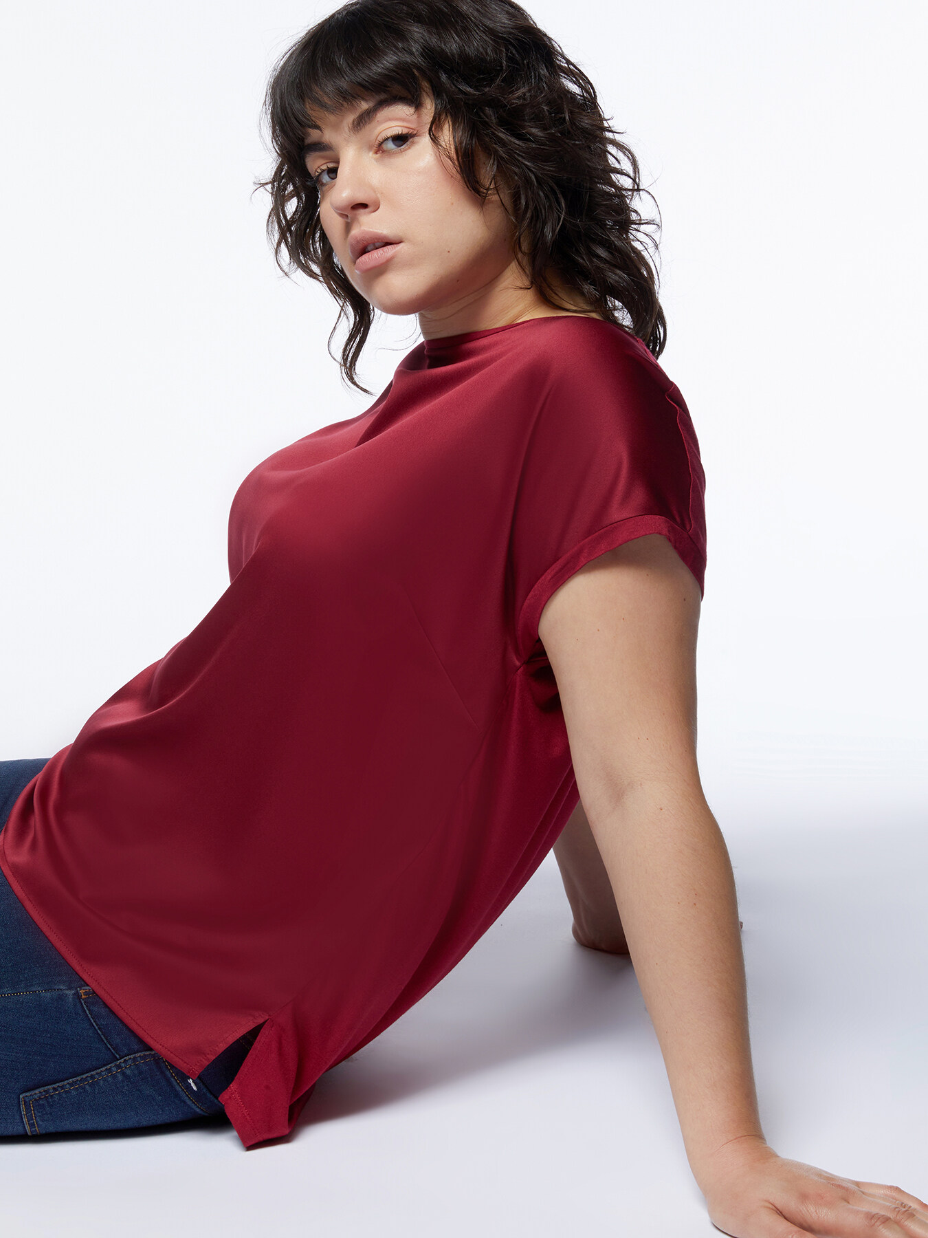 Satin blouse image number 0