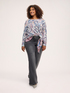 Maglia fine stampa paisley image number 2