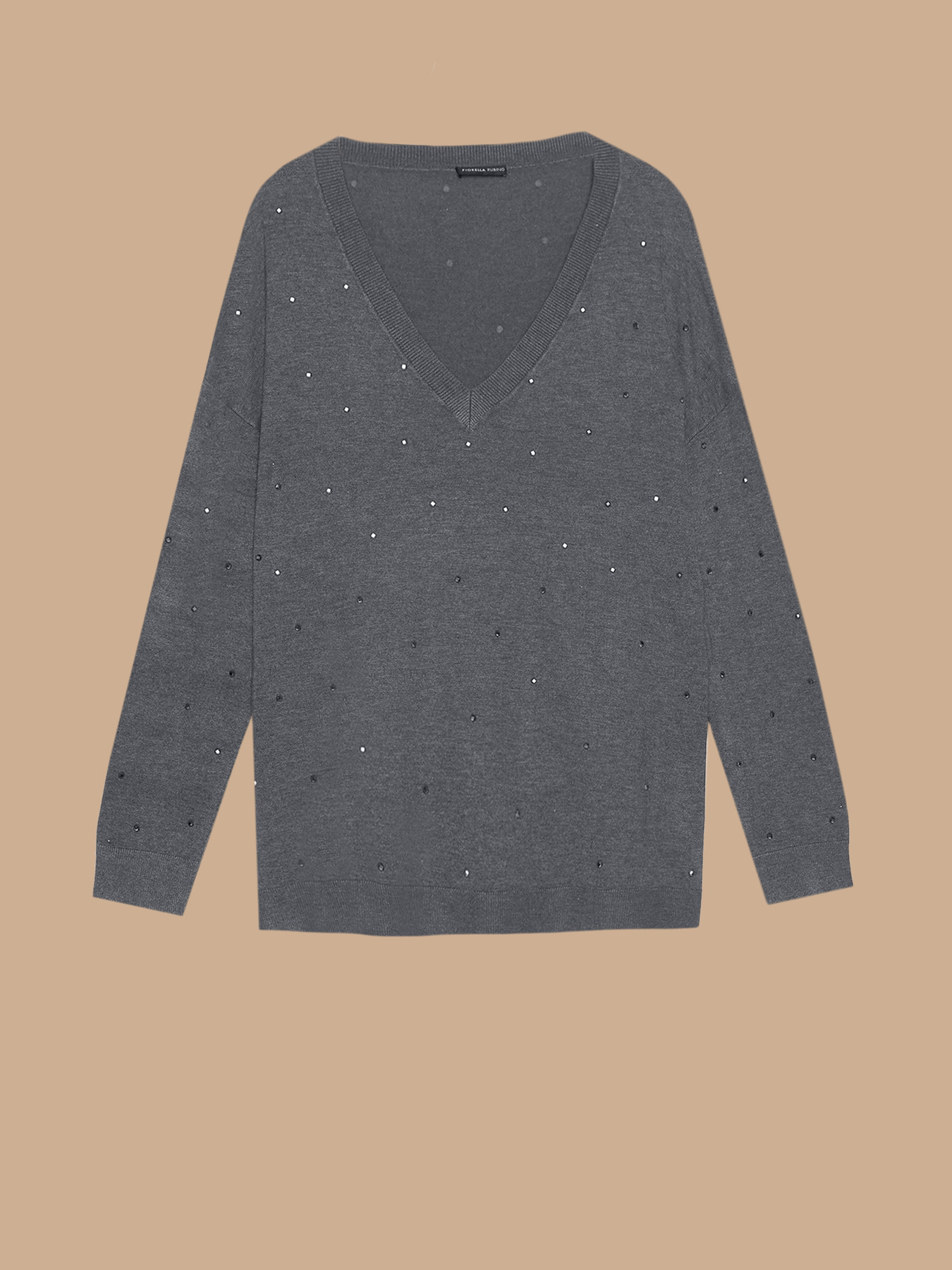 Maglia con cristalli image number 3