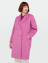 Pink double-breasted coat image number 0