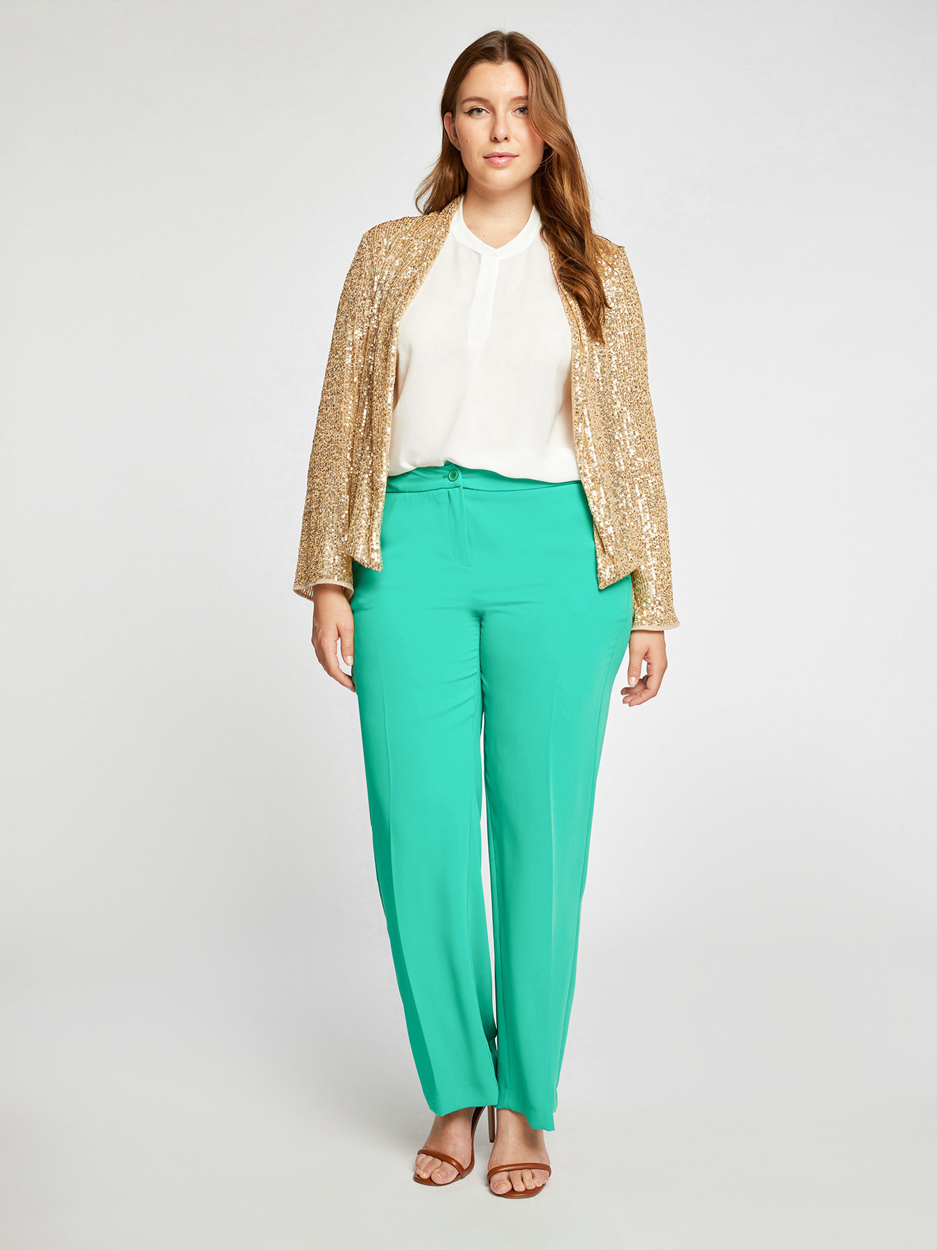 Coprispalle in paillettes image number 2