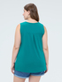 Cotton top with rhinestones image number 1